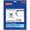 Avery Glossy White Rectangle Labels with Sure Feed, 5/8" x 3"